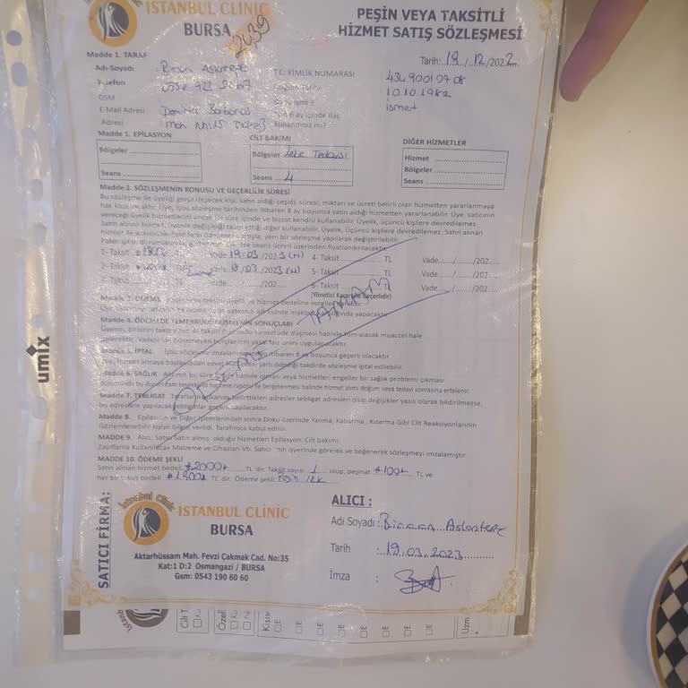 Yanıltıcı Sözleşme Ve Sağlıksız Ürün Kullanımı