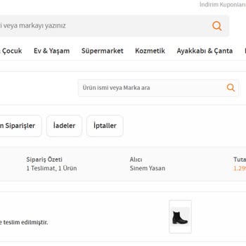 Hotiç Ayakkabı Botlarımın İç Tabanı Soyuldu Rahatsızlık Veriyor