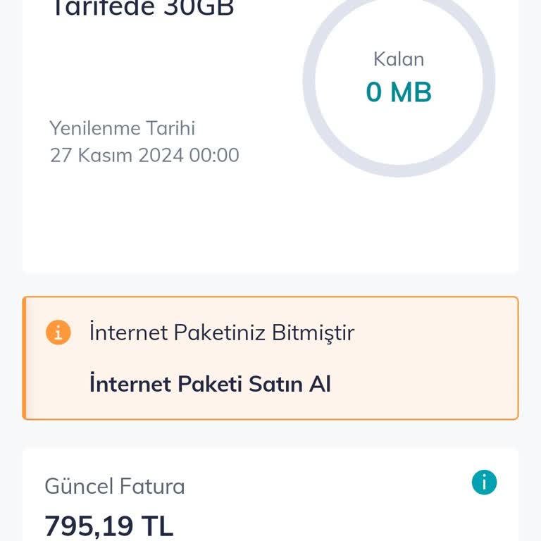 Sınırsız Paketle Gelen Sürpriz Fatura Şoku