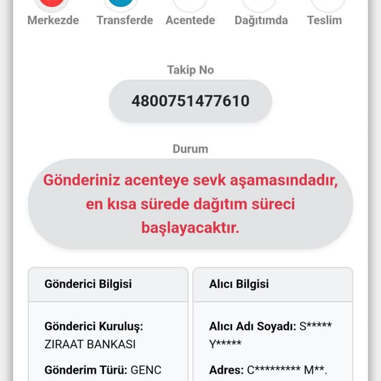 Kuryenet Tarafından Geciken Kart Teslimatı