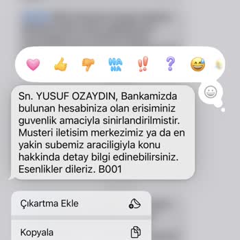 Ziraat Bankası Hesabıma Sürekli Bloke Konuluyor
