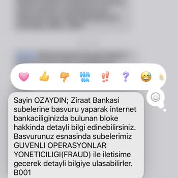 Ziraat Bankası Hesabıma Sürekli Bloke Konuluyor