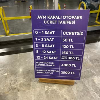 Aquapark AVM'de Ücretsiz Otopark Yanıltmacası