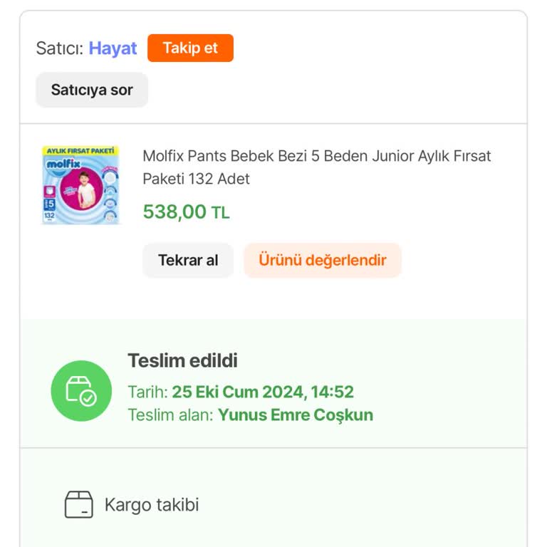 Kusurlu Bebek Bezi Paketinin Sorunları
