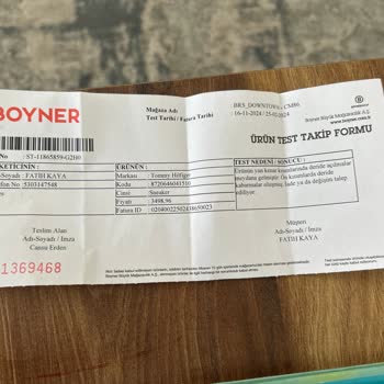 Tommy Hilfiger Ayakkabılarda Kalite Sorunu