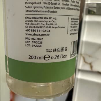 Sinoz Glow Tonic'te Beklenmedik Değişim