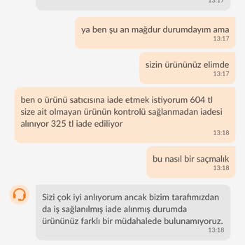 Yanlış İade Süreci Ve Destek Eksikliği