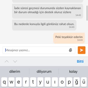 Trendyol'dan İade Sürecinde Yaşanan Sorun