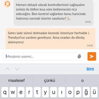 Trendyol'dan İade Sürecinde Yaşanan Sorun