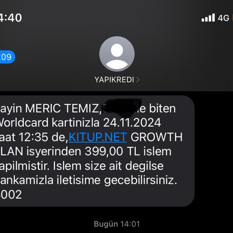 İzinsiz Çekilen Üyelik Ücreti Hakkında Şikayet