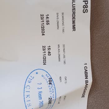 Pegasus Uçağında Gecikme Ve Bilgilendirme Eksikliği