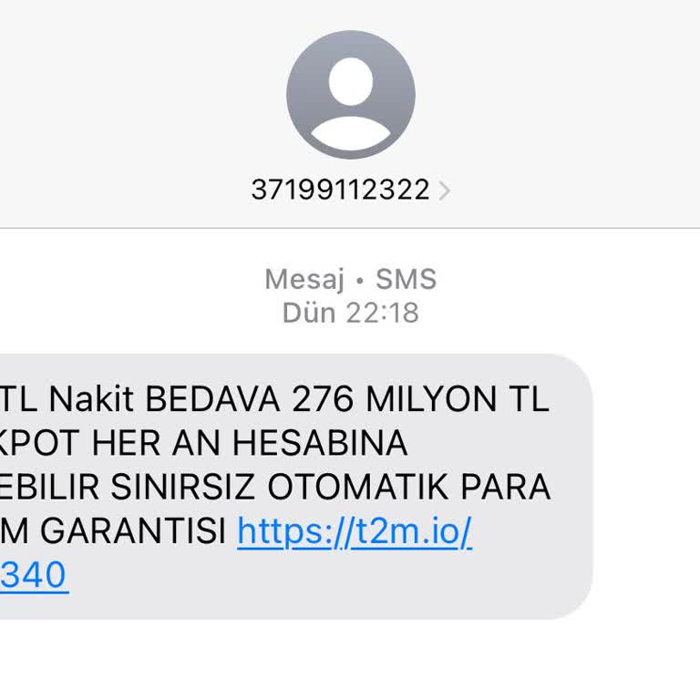 Vodafone'dan Gelen Bitmeyen Mesajlar Sorunu