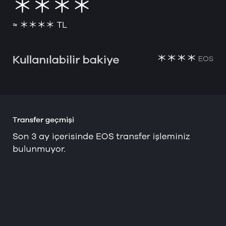 Paribu'da EOS Coin Transfer Sorunu Ve Düşük Fiyat Şikayeti