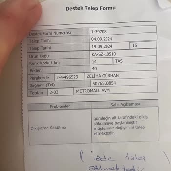 Dayanıksız Gömlek Ve İlgisiz Hizmet