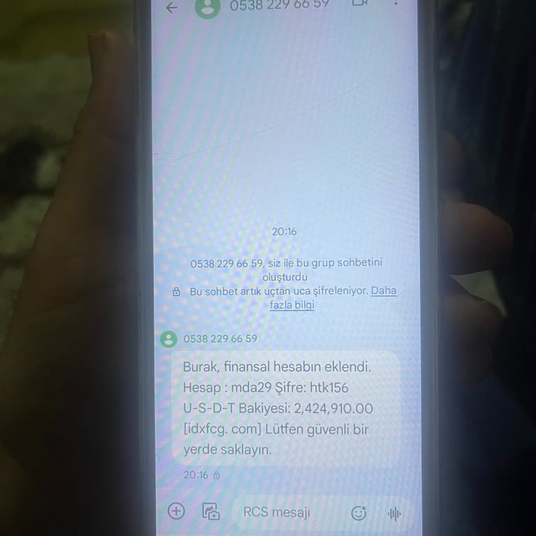 Yetkisiz Hesap Ekleme Bildirimi