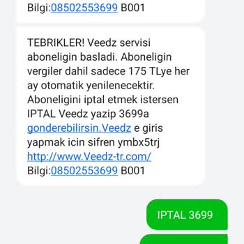 İzinsiz Başlatılan Abonelik Ve Ücret İadesi Talebi