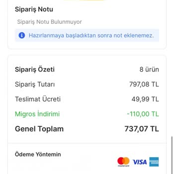 Migros Hemen Siparişlerinde Süre Aşımı Ve Müşteri Mağduriyeti