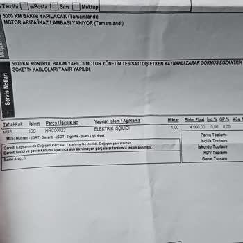 Fahiş Tamir Ücreti: Chery Servislerinin Kontrolsüzlüğü