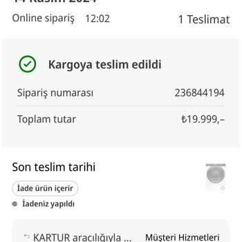 Media Markt Teslim Edilmeyen Kurutma Makinesi Ve İletişim Sorunları!