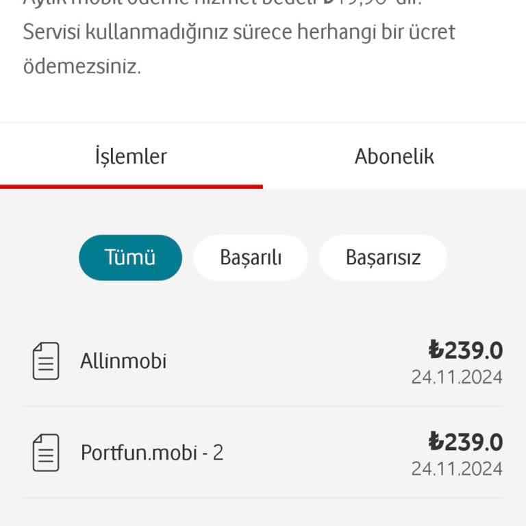 Vodafone Pay Üzerinden İzinsiz Oyun Satın Alımı