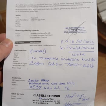 Onvo TV Tamir Sürecinde Bilgi Ve Hizmet Eksikliği