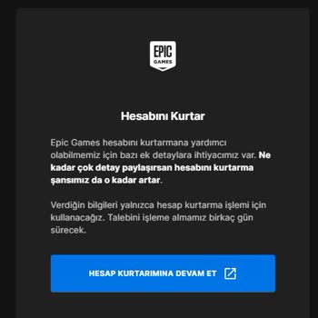 Epic Games Hesap Erişimi Sorunu Ve Destek Ekibi İlgisizliği