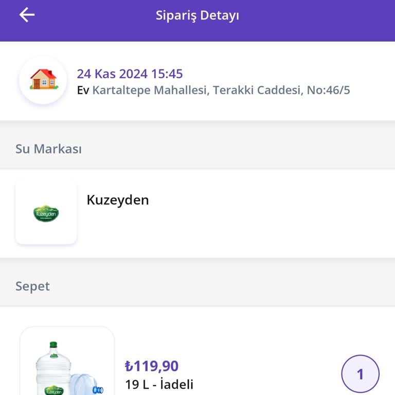 Getir Su Siparişlerinde Tekrarlayan Gecikme Sorunu
