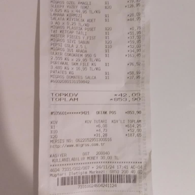 Migros'ta Sorumsuz Hizmet Ve Eksik Ürünler