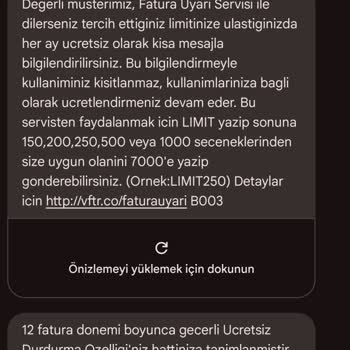 Vodafone Müşteri Hizmetleri İle Yaşanan Faturalı Hat Sorunu