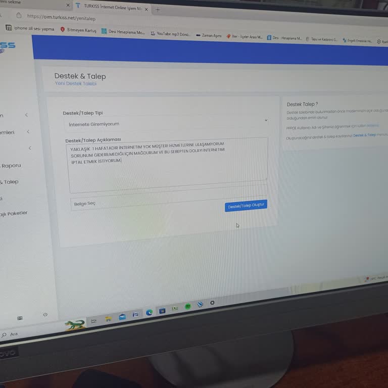 Turkiss İnternet İptali Ve Yanlış Faturalandırma Sorunu