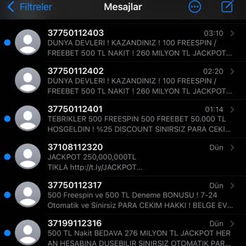 Sürekli Gelen Bahis Mesajları İçin Acil Çözüm Talebi