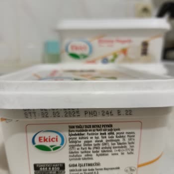 Ekici Süzme Peynirde Deterjan Tadı Var