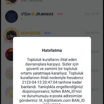 Hesabım Cihazdan Engellendi