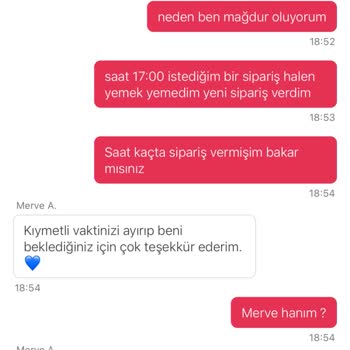 Yemek Sepeti'nde Sipariş Sorunu Ve İletişim Zorluğu