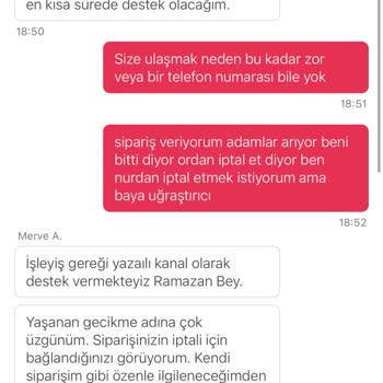 Yemek Sepeti'nde Sipariş Sorunu Ve İletişim Zorluğu