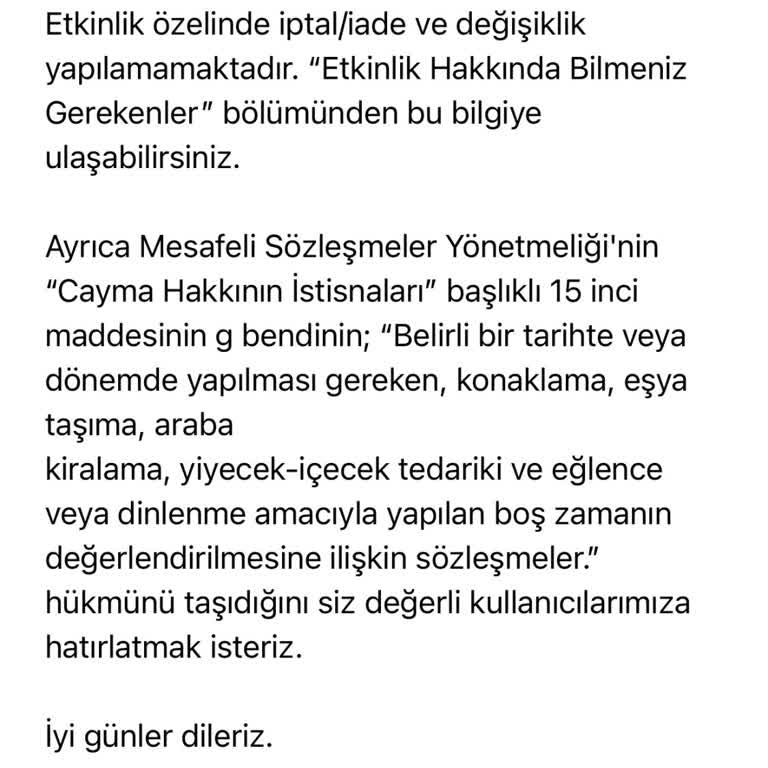 Bilet İadesi Ve Değişiklikte Yaşanan Zorluklar