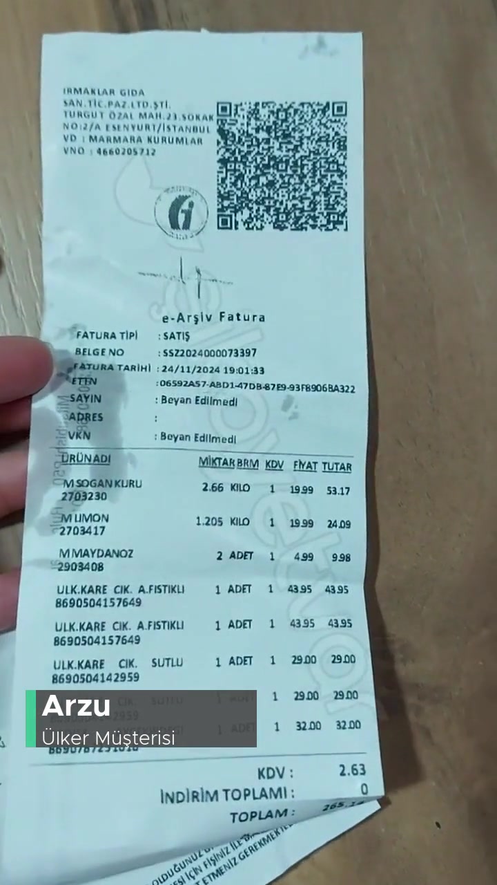 Ülker Çikolatası Eksik Gramaj videonun kapak resmi