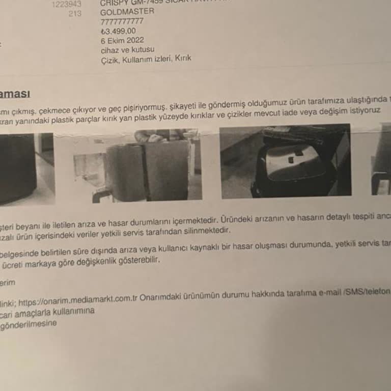 Media Markt Ve Goldmaster Garanti Sürecinde Hayal Kırıklığı