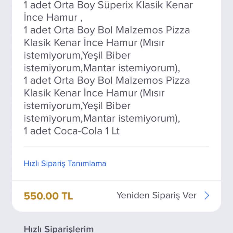 Domino's Siparişim Teslim Edilmedi!