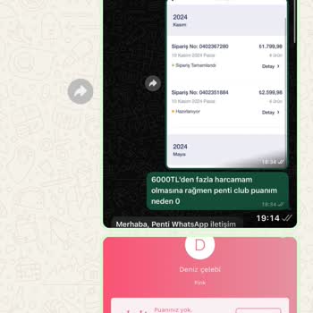 Penti Club Puanları Ve Yetersiz Müşteri Hizmetleri