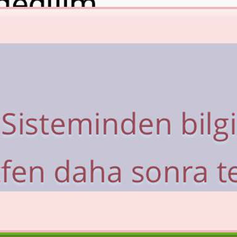 Kimlik Paylaşım Sistemi Erişim Sorunu Mağduriyeti