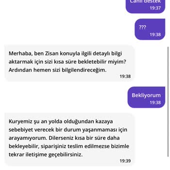 Getir'de Zamanında Teslimat Sorunu