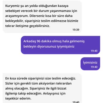 Getir'de Zamanında Teslimat Sorunu