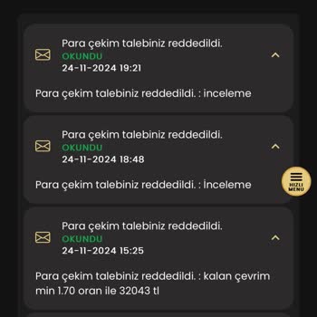 Kazançları Çekememe Sorunu: Çevrim Şartları Ve Red Edilen Çekimler