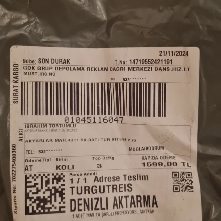 Yanıltıcı Ürün Gönderimi Ve Eksik Hediye: Makita Yerine Maxstar Şarjlı Matkap