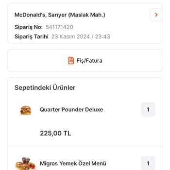 Migros Yemek Uygulaması: Teslim Edilmeyen Sipariş Ve Yavaş Müşteri Hizmetleri