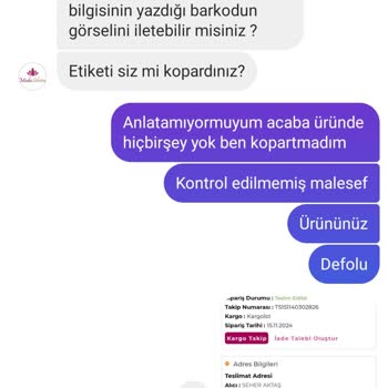 Defolu Ürün Ve İade Sorunu