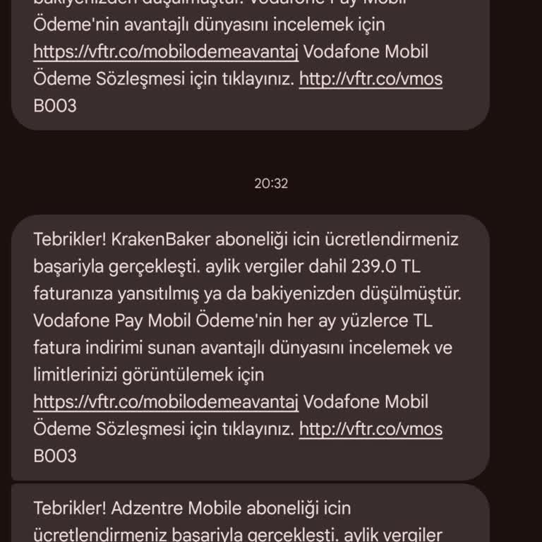 Adzentre Mobil Ödeme Aboneliği Ve İade Sorunu