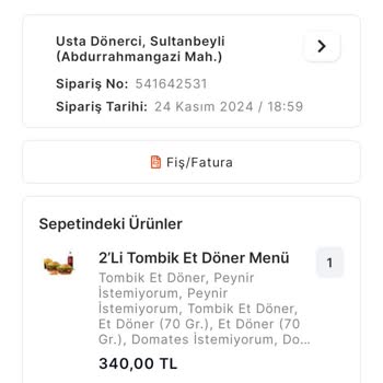 Eksik Malzemeler Ve Hayal Kırıklığı Yaratan Sipariş Deneyimi