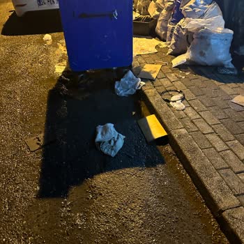 Üsküdar Belediyesi Apartman Girişi Çöp Sorunu Ve Engeller